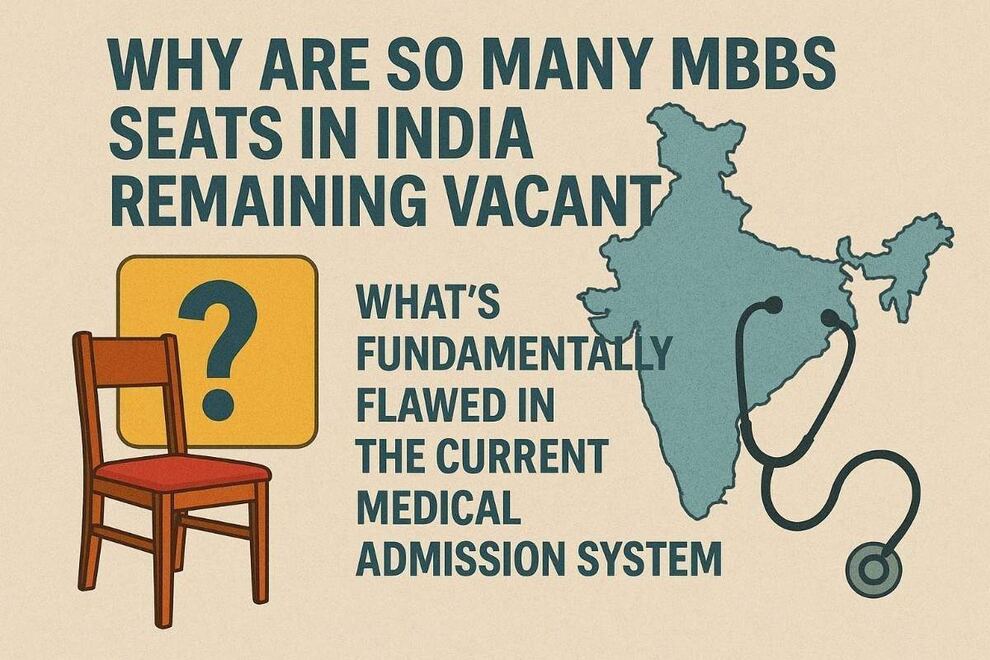 Why are so many MBBS seats in India remaining vacant? What’s fundamentally flawed in the current medical admission system?