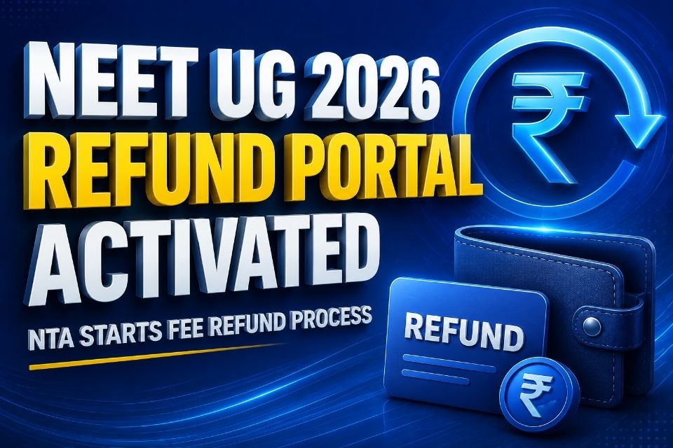 NEET UG 2026 Refund Portal Activated: NTA Begins Fee Refund Process After Exam Cancellation