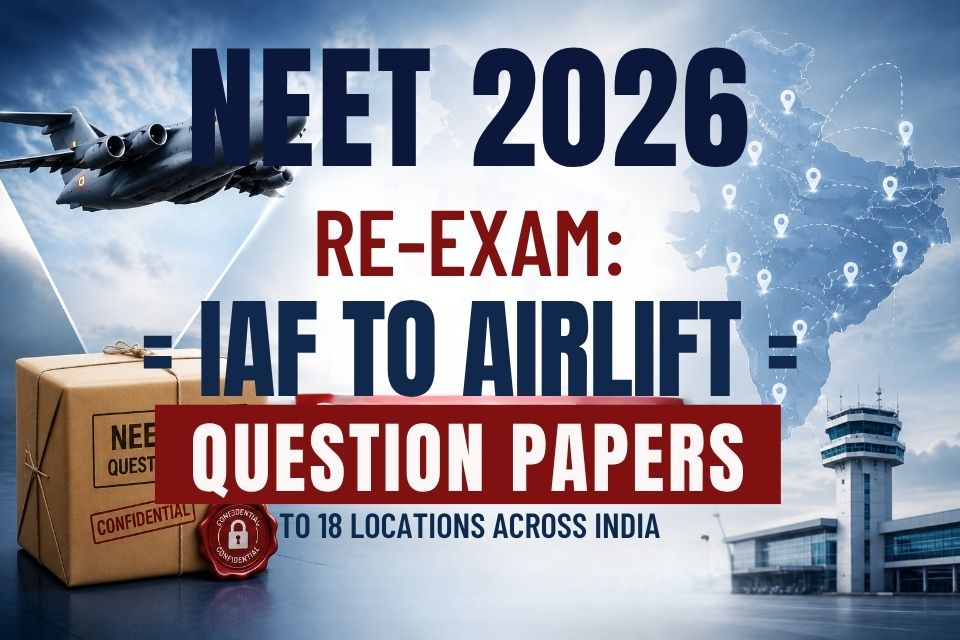 NEET 2026 Re-Exam Under Tight Security: IAF to Airlift Question Papers to 18 Locations Across India