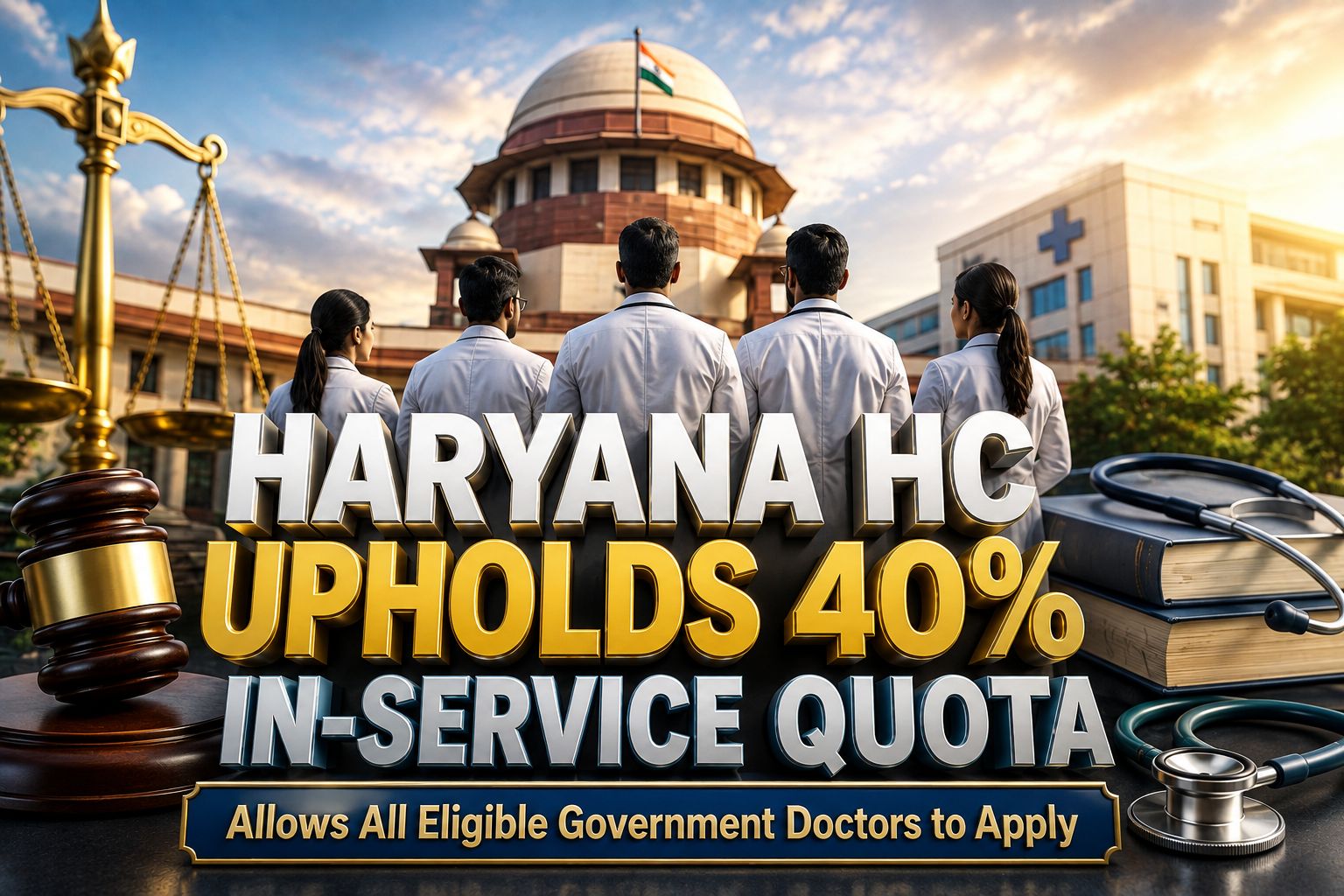 Haryana HC Upholds 40% In-Service Quota for MD/MS Admissions