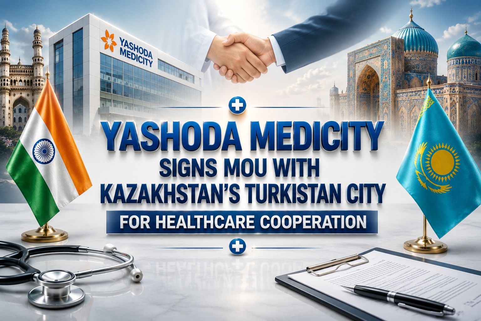 Yashoda Medicity and Turkistan City Strengthen India–Kazakhstan Healthcare Cooperation