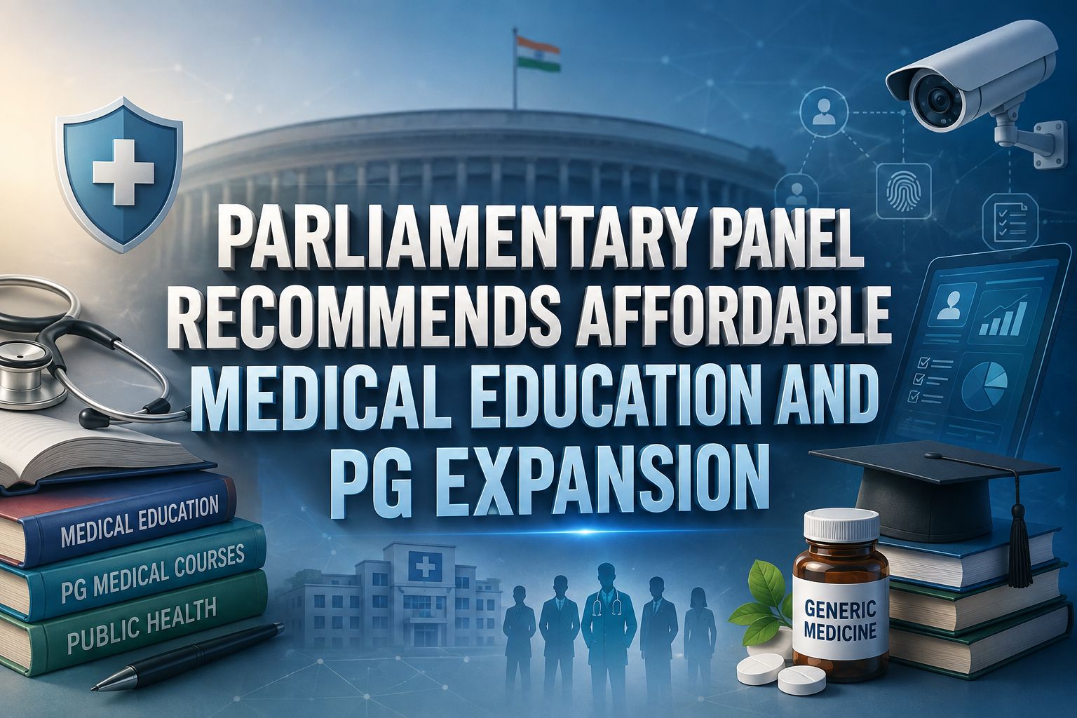 Parliamentary Panel Recommends Affordable Medical Education, PG Expansion and Digital Monitoring