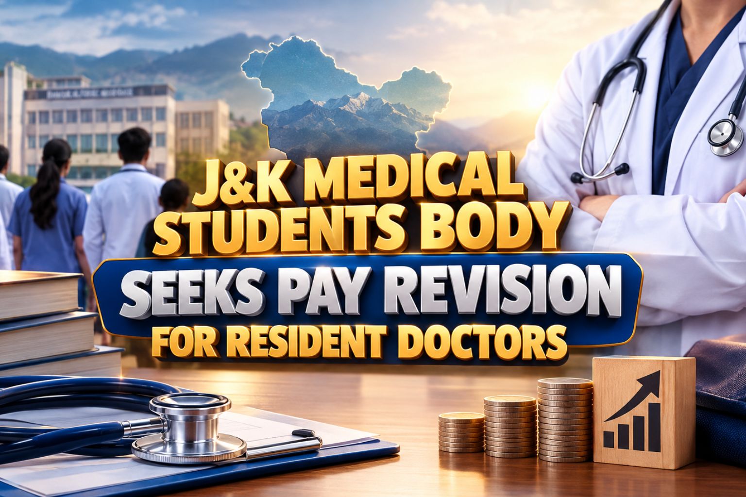 J&K Medical Students Body Seeks Pay Revision for Resident Doctors