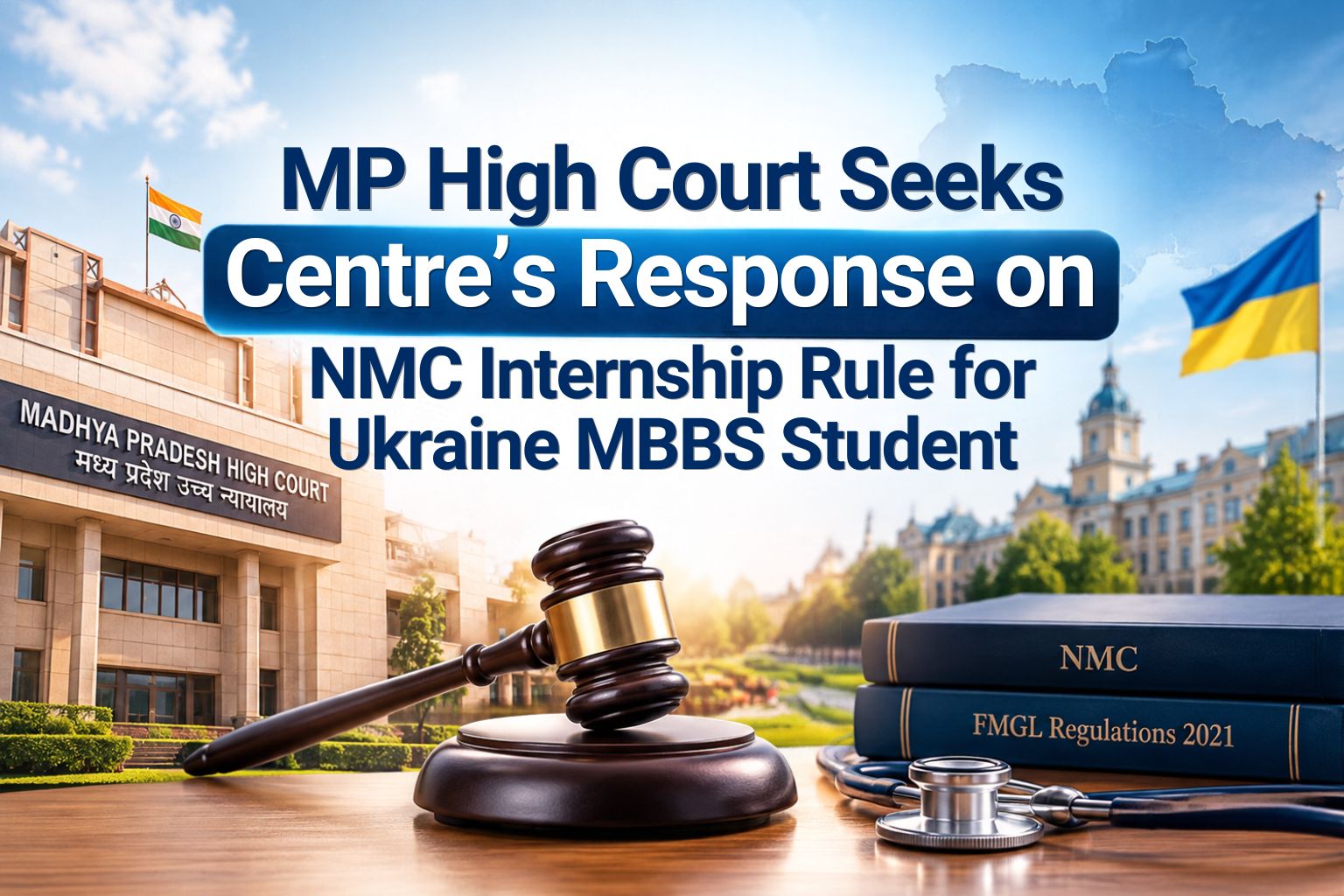 MP High Court Seeks Centre’s Response on NMC Internship Rule for Ukraine Medical Graduate