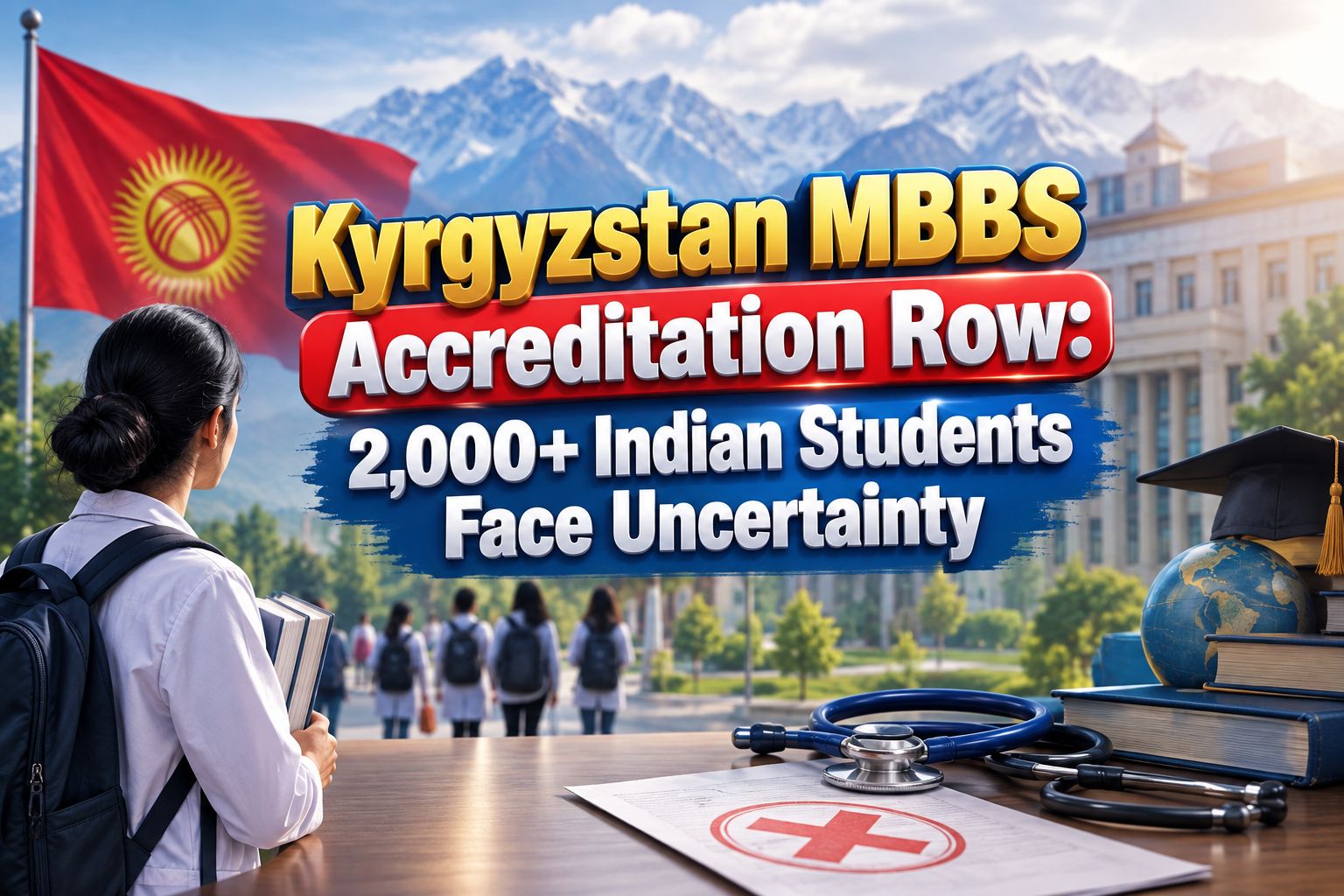 Kyrgyzstan Accreditation Row: Over 2,000 Indian MBBS Students Face Uncertainty Over Transfers and FMGE Eligibility
